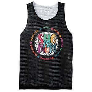 She Is Mom Greatly Love Strong Chosen Beautiful Mesh Reversible Basketball Jersey Tank