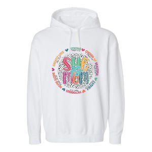 She Is Mom Greatly Love Strong Chosen Beautiful Garment-Dyed Fleece Hoodie