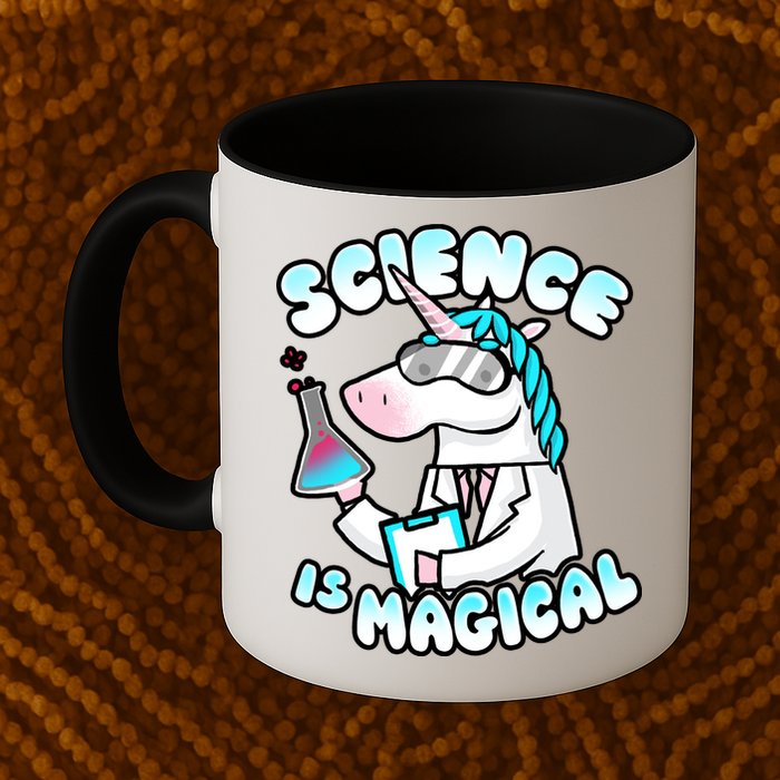 Science Is Magical Lab Unicorn Funny Mug