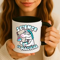 Science Is Magical Lab Unicorn Funny Mug