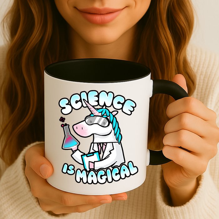 Science Is Magical Lab Unicorn Funny Mug