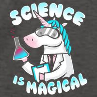 Science Is Magical Lab Unicorn Funny Vector Backpack