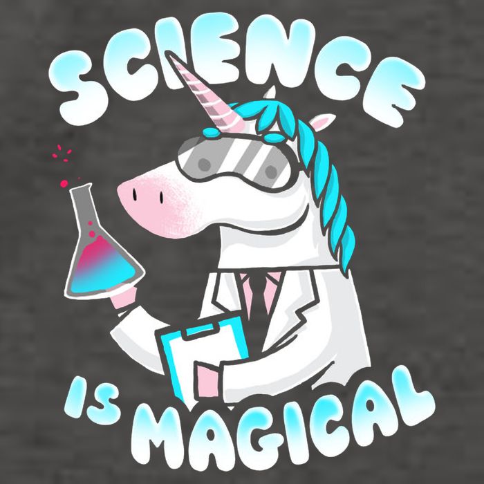 Science Is Magical Lab Unicorn Funny Vector Backpack