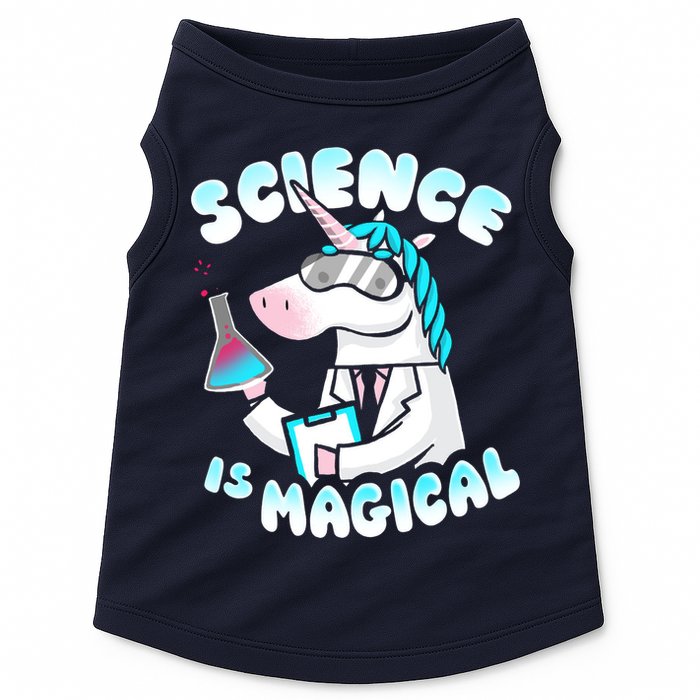 Science Is Magical Lab Unicorn Funny Doggie Tank