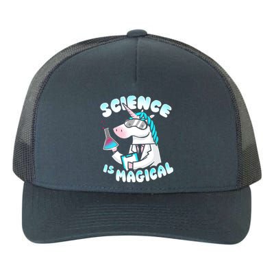 Science Is Magical Lab Unicorn Funny Yupoong Adult 5-Panel Trucker Hat