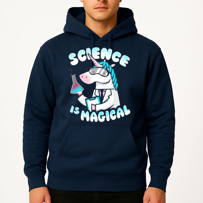 Science Is Magical Lab Unicorn Funny Hoodie