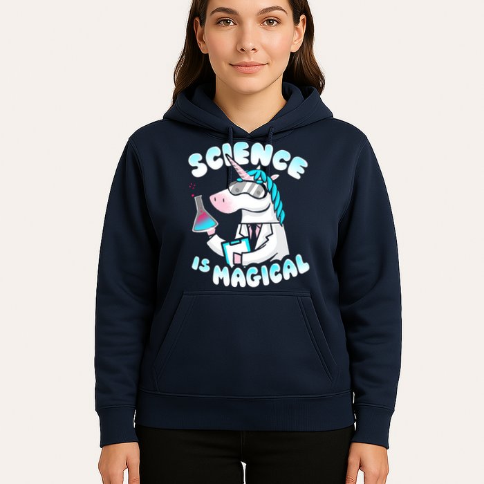 Science Is Magical Lab Unicorn Funny Hoodie
