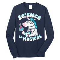 Science Is Magical Lab Unicorn Funny Long Sleeve Shirt