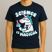 Science Is Magical Lab Unicorn Funny T-Shirt