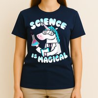 Science Is Magical Lab Unicorn Funny T-Shirt
