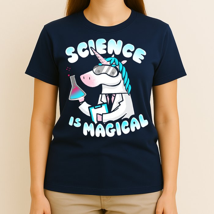 Science Is Magical Lab Unicorn Funny T-Shirt