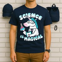Science Is Magical Lab Unicorn Funny T-Shirt