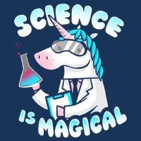 Science Is Magical Lab Unicorn Funny T-Shirt
