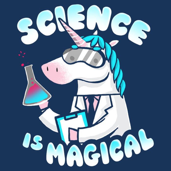Science Is Magical Lab Unicorn Funny T-Shirt