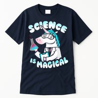 Science Is Magical Lab Unicorn Funny Tall T-Shirt