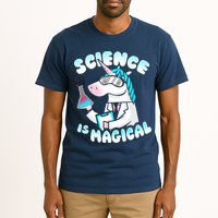 Science Is Magical Lab Unicorn Funny Tall T-Shirt