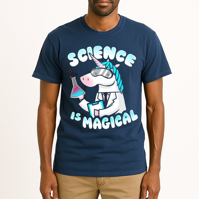 Science Is Magical Lab Unicorn Funny Tall T-Shirt