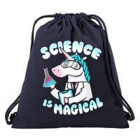 Science Is Magical Lab Unicorn Funny Drawstring Bag