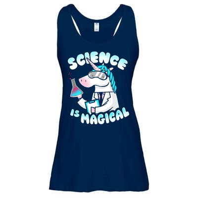 Science Is Magical Lab Unicorn Funny Ladies Essential Flowy Tank