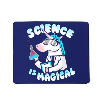 Science Is Magical Lab Unicorn Funny Mousepad