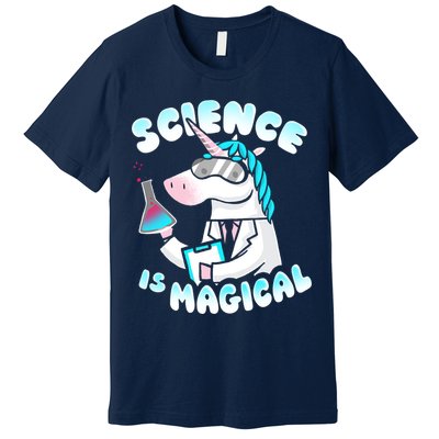 Science Is Magical Lab Unicorn Funny Premium T-Shirt