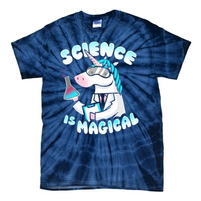 Science Is Magical Lab Unicorn Funny Tie-Dye T-Shirt