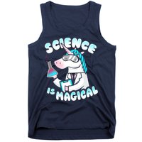 Science Is Magical Lab Unicorn Funny Tank Top