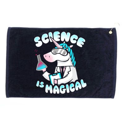 Science Is Magical Lab Unicorn Funny Grommeted Golf Towel