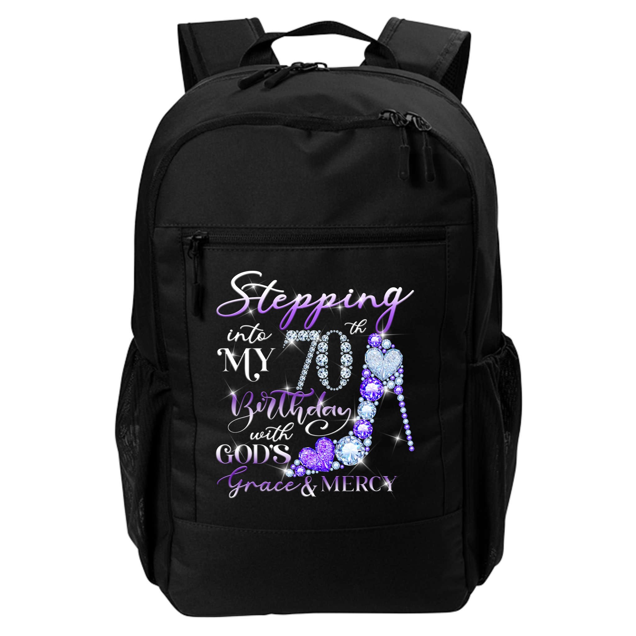 Stepping into my 70th birthday with God's grace & Mercy Backpack
