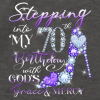 Stepping into my 70th birthday with God's grace & Mercy Vector Backpack