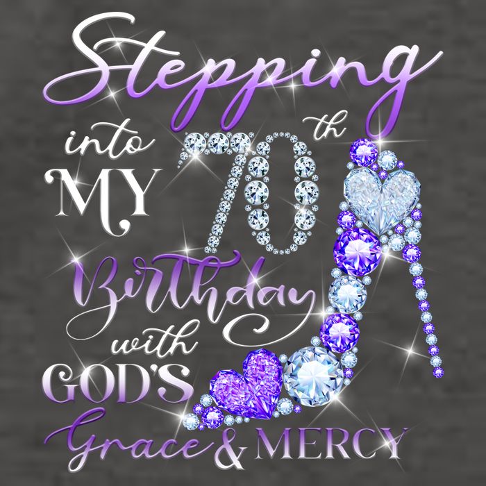 Stepping into my 70th birthday with God's grace & Mercy Vector Backpack