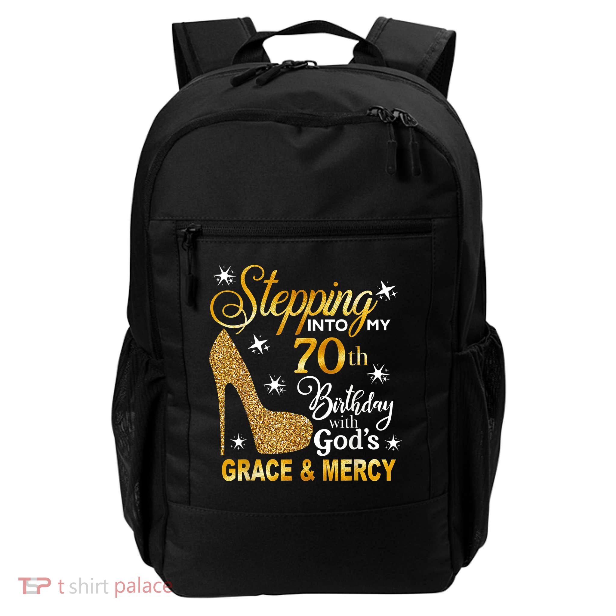 Stepping into my 70th birthday with God's grace & Mercy Backpack
