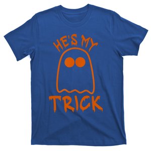 She Is My Trick He Is My Treat Couple Funny Halloween Gift T-Shirt