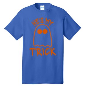 She Is My Trick He Is My Treat Couple Funny Halloween Gift Tall T-Shirt