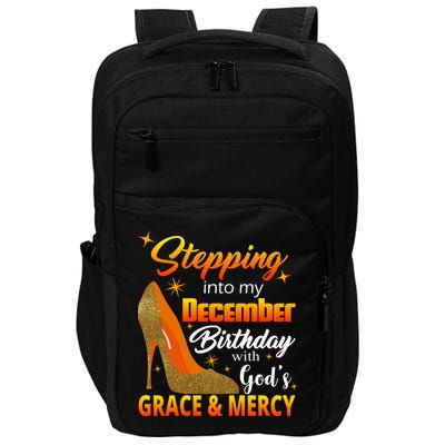 Stepping Into My December Birthday With God's Grace And Mercy Impact Tech Backpack