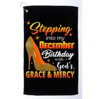 Stepping Into My December Birthday With God's Grace And Mercy Golf Towel