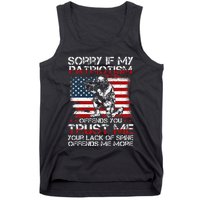 Sorry If My Patriotism Offends You Patriotic US Flag & Army Tank Top