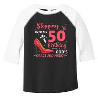 Stepping Into My 75th Birthday With Gods Grace & Mercy Toddler Fine Jersey T-Shirt