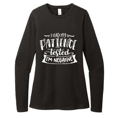 Sarcastic Impatient Mom Cute Gift Womens CVC Long Sleeve Shirt