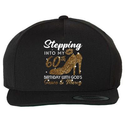 Stepping Into My 78th Birthday With Gods Grace & Mercy Wool Snapback Cap