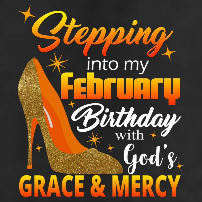Stepping Into My February Birthday With God's Grace And Mercy 25L Jumbo Tote