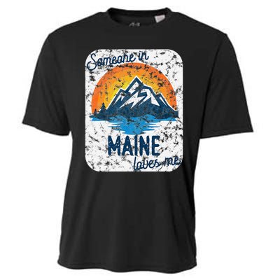 Someone In Maine Loves Me Cooling Performance Crew T-Shirt