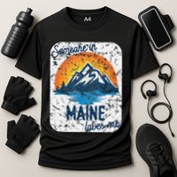 Someone In Maine Loves Me Cooling Performance Crew T-Shirt