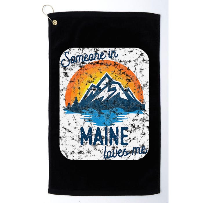 Someone In Maine Loves Me Golf Towel