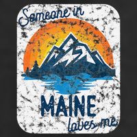 Someone In Maine Loves Me Golf Towel