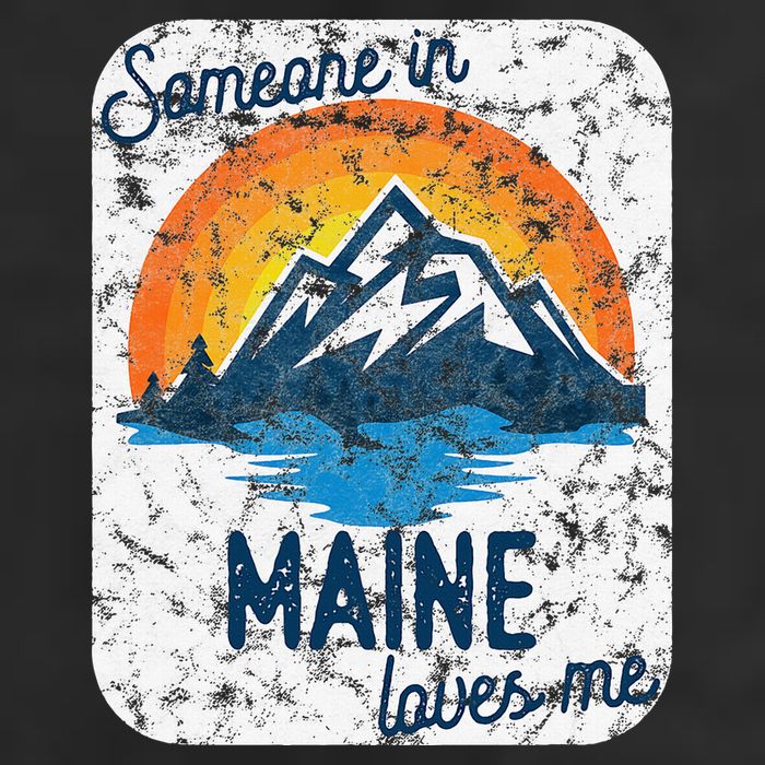 Someone In Maine Loves Me Golf Towel