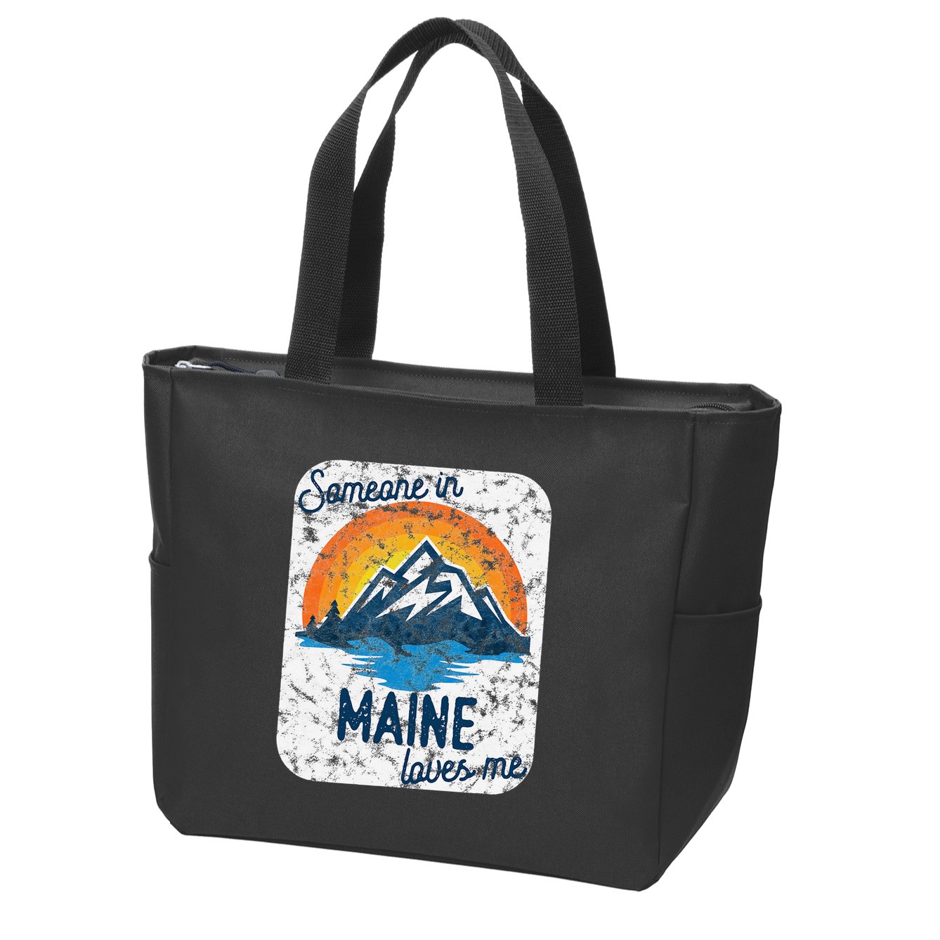 Someone In Maine Loves Me Zip Tote Bag
