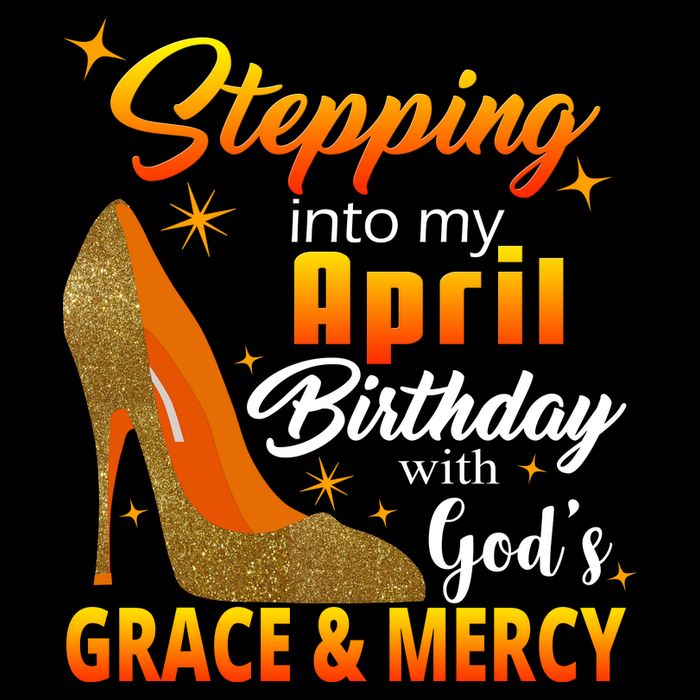 Stepping Into My April Birthday With God's Grace And Mercy Backpack