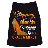 Stepping Into My March Birthday With God's Grace And Mercy Doggie Tank