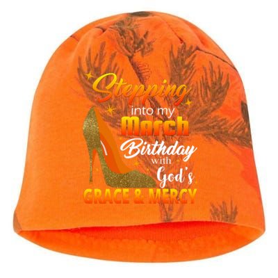 Stepping Into My March Birthday With God's Grace And Mercy Kati - Camo Knit Beanie